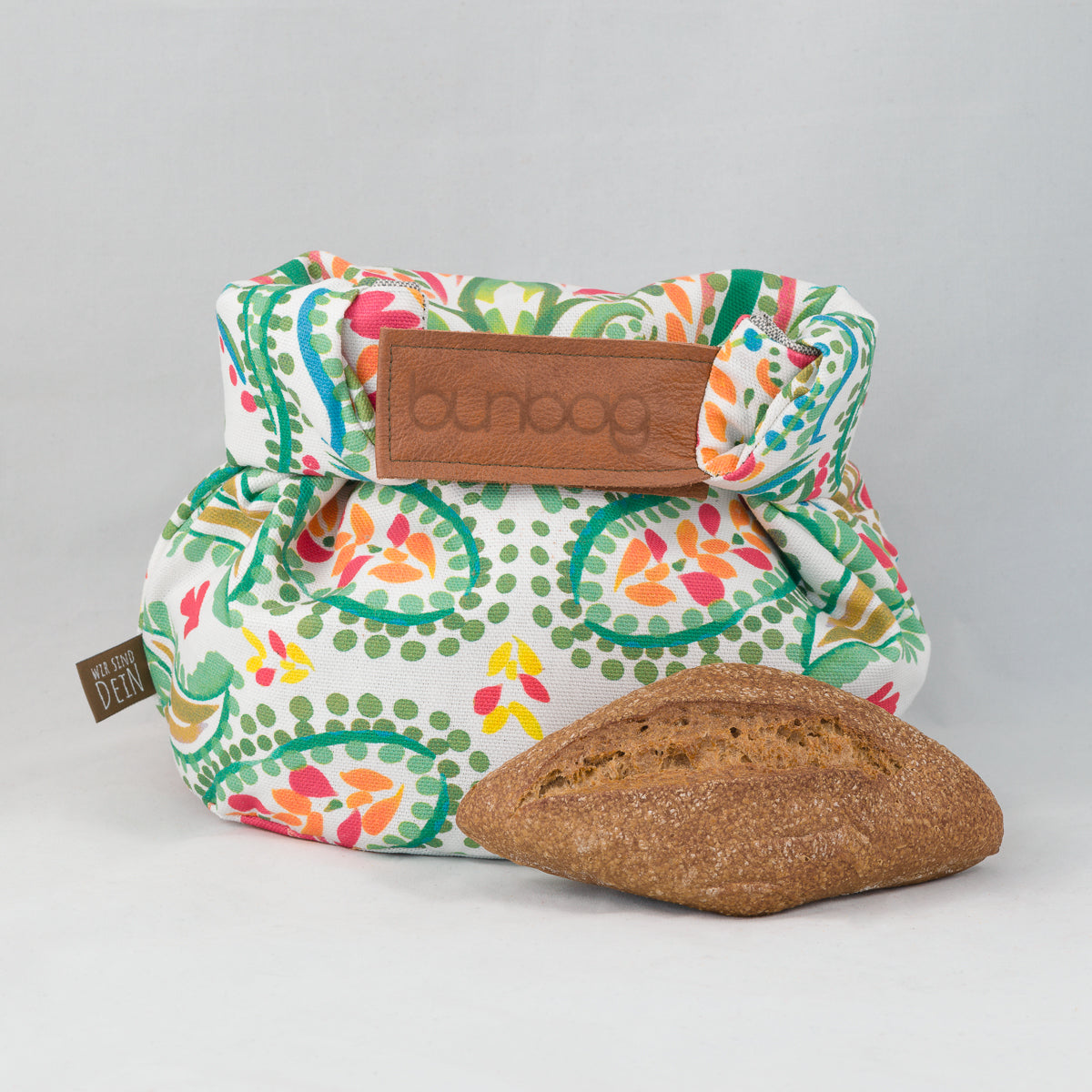 Bunbag "Paisley verde"