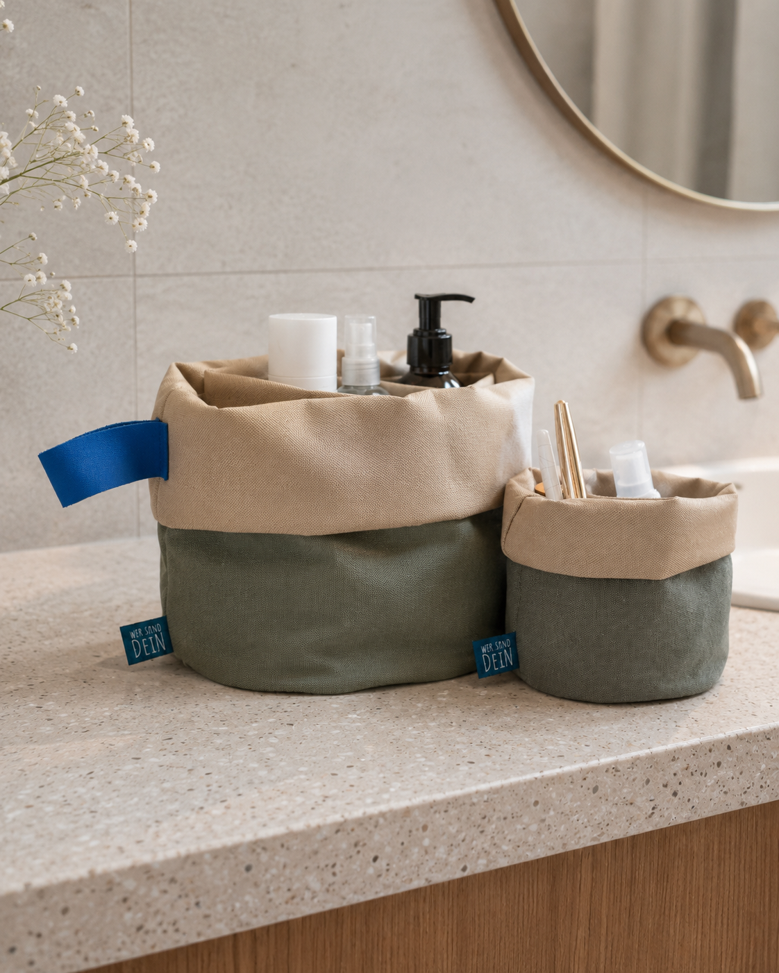 Beaubag Set zum Aufhängen: Beaubag  Set in Limited Edition "Olivebeige"