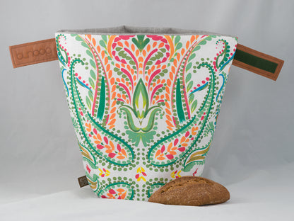 Bunbag "Paisley verde"