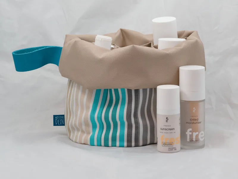 Beaubag Lotusbay mit Pflegeprodukten